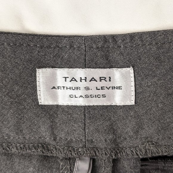 Tahari Gray Wide Leg Pants - Picture 6 of 7